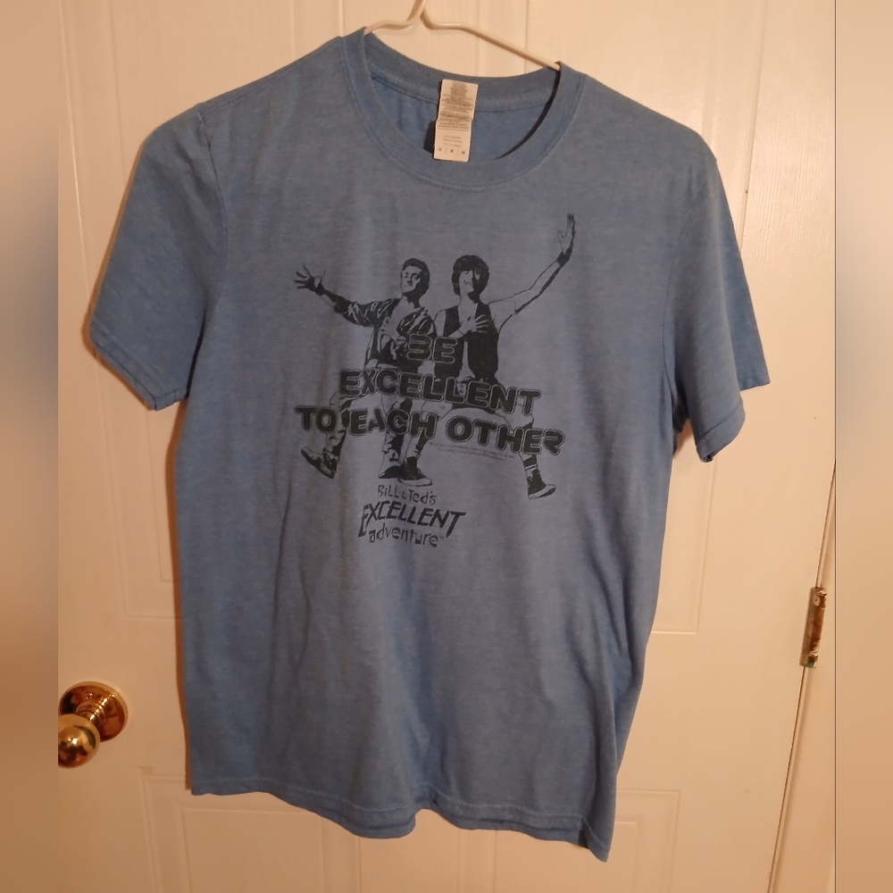 Light Blue Gildan T-shirt Bill & Ted's Excellent Adventure M/M